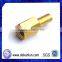 China Custom Hex Brass Bolt With Thread