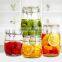 Glass juice jar glass food jar glass fruit jar glass honey jar
