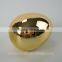 High quality decorative ceremic shinny golden egg