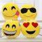 Home decoration thermal spot QQ expression Emoji pillow cojines emoticonos capa