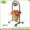 China most popular cheap 100 % pure handmade custom decorate wicker flower basket with steel frame