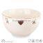 Love and snowflake Christmas decorations decorative ceramic bowls