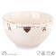 Love and snowflake Christmas decorations decorative ceramic bowls