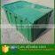 Heavy-duty plastic totes with lids