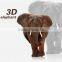 Interesting 3D Elephant Wall Sticker for kids , Removable Real Elephant Wall Sticker