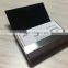 PU leather&Metal name cards holder credit cards holder stainless steel material card holder