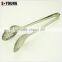39051 6.5 Inch Mini Stainless Steel Kitchen Tongssalad Ice Tongs Tea Tongs