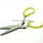 61046 New Design And High Quality snipping shearing Plastic Household Kitchen Stainless Steel 5 Blades herb scissors