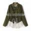 Fashion Woman Jacket Turn-down Collar Jacket Autumn Outerwear