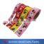 Custom new design printed logo washable strip fabric ribbon