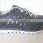 EVA outsole best sale black color soft mens shoes 2017