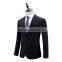 custom black formal 2 piece latest design slim fit men classic business coat pant suit