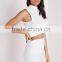 2015 New Style Sleeveless High Neck Ladies Crop Top