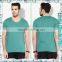 2017 Mens Basic Plain Design Short Sleeves V-Neck T Shirts