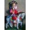 Hindu Folk Deity God Baba RamDev Pir Vishnu Krishna Marble Statue Figurine Sculp