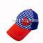 Cotton baseball cap hats embroidery all 6 panels mesh baseball caps
