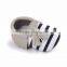 0-18month tassels kids dress shoes black and white striped M7031707