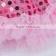 Best Seller Special Design Baby Dance Ruffle Sequin Pettiskirt with Bell for Teddy