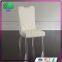 Plexiglass White Banquet Chair High Back Dining Chair Wedding Chair For Groom And Bride