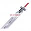 Rose-team Fantasia Anime Cosplay Made Final Fantasy VII Advent Children Cloud Strife Fusion Swords Cosplay Wooden Weapons