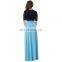 Wholesale fashionable turquoise plus size dress