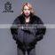 Good Price Men Short Bomber Jacket With Raccoon Fur Collar Custom Jackets