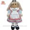 LOW MOQ Beautiful Stuffed Plush Rag Baby Doll Toy For Kids OEM Custom Cute Cartoon Handmade Soft Cloth Rag Doll