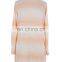 Yarn Dyed Long Knitted Young Lady Cardigan Youth Clothing