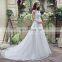 Glamorous Applique V Neck Sleeveless Organza Wedding Dresses SQS043