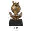 Star shape resin racing sports trophy award
