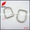 Custom 25mm welded D ring buckle for handbag