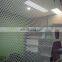 Matte surface micro perforated vinyl window film covering one way vision for advertising