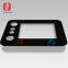 0.7mm chemical strengthened cover glass 4.3inch for payment terminal with semi-transparent black color