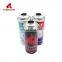 CYMK painting straight wall printed aerosol can with 0.22 body thickness