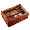 Personalized Watch Box /Wooden watch Storage Box,Watch Display Box with Glass Windows