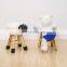 Yarncrafts Cute Polar Bear And Lamb Soft Mini Kids Living Room Wooden Animal Foot Stool