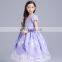 Children Short Sleeve Party Performance Dress for Princess Girl