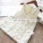 Autumn new special small fragrant wind sequined pocket check vest skirt girls skirt children's wear