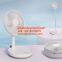 rechargeable small table dc standing portable desktop foldable fan floor fan