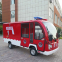 Electric fire engine double row, five seats fire truck