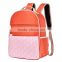 Fancy Orange Diaper Bag Backpack for Outdoor