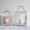 Lanterns Decorative Metal European Hexagon Metal White Home Or Garden Moroccan Lantern