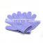 Assorted Colors Nylon Bath Exfoliating Scrubber Gloves