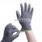 13Gauge Polyester Nylon Knitted PU Working Gloves PU Dipped Safety Work Gloves Women's Extra Grip Gloves With Polyurethane