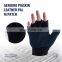 HANDLANDY warm fingerless wool flipover Insulation thermal simple knitted  running motorcycle work winter gloves