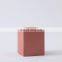 white matte facial cover square design white flower ceramic tissue box