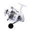 Popular 13+1BB 1000-7000 Series Metal Spinning Fishing Reel Peche White Fish Wheel fishing reel bait runner carp