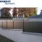 Aluminum Vertical horizontal Modern Slat Fence Metal fence for home garden