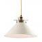 white powder coated pendant lamp
