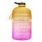 2021 Wholesale Manufacturing Direct Selling One Gallon Tritan Motivational Water Bottle